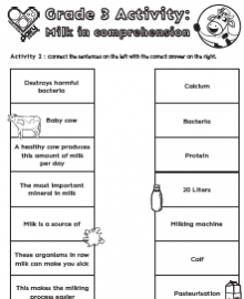 Milk in Comprehension